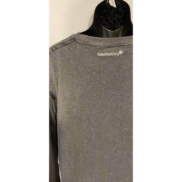 Davoucci Shirt Men’s Ribbed Leather Straps‎ Dsize Xl Gray - Picture 7 of 8